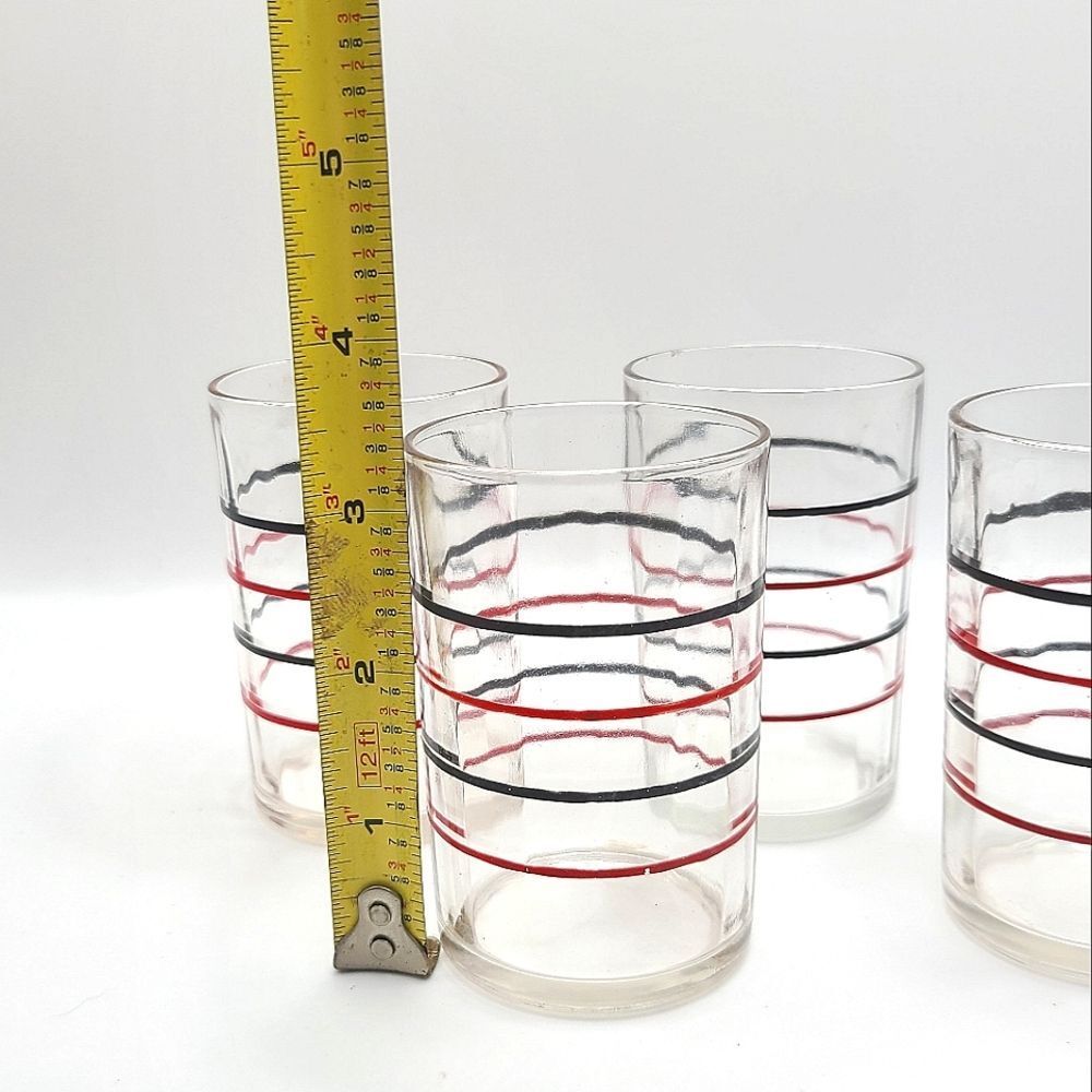 Vintage Hazel Atlas Juice Glasses, Set Of 4, 5oz - Picture 3 of 3